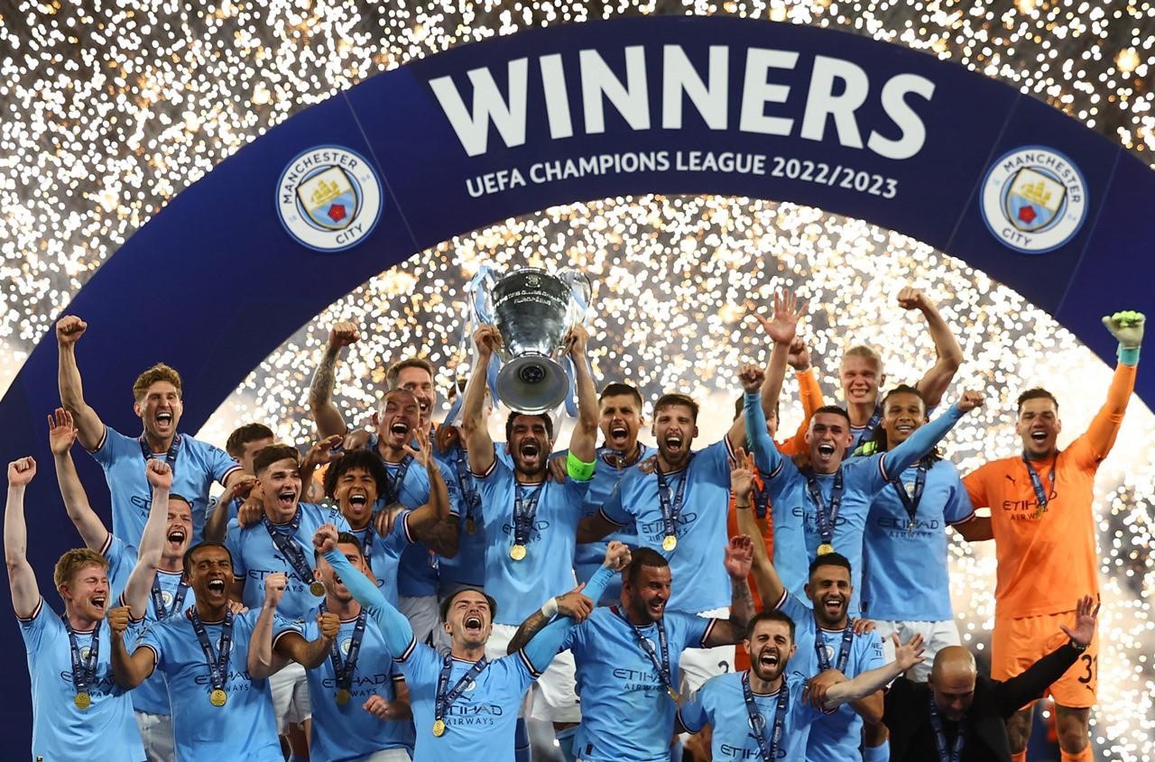 Manchester City có lần đầu lên ngôi cúp C1 tại mùa giải 2022-2023